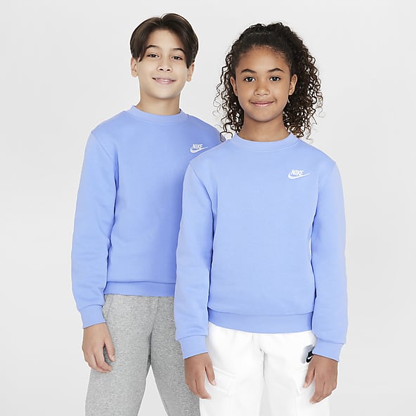 Boys Blue Hoodies Sweatshirts. Nike ZA